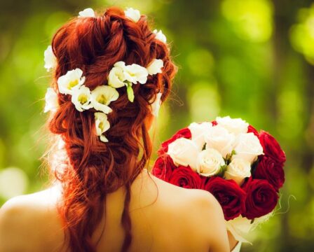 Květiny na svatbu